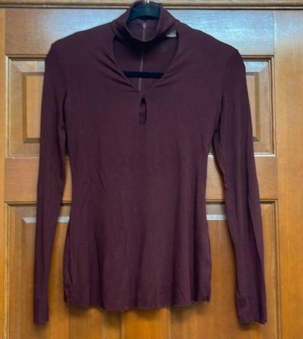 Bailey 44 choker neck, long sleeve top size extra small