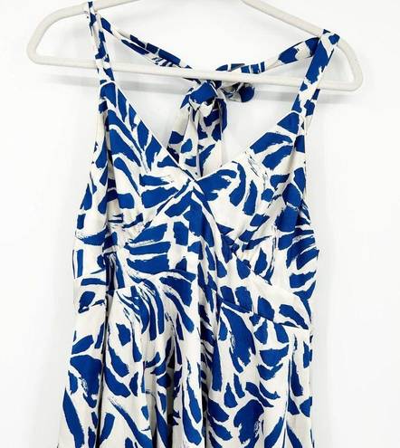 Alexis  For Target Womens Botanical Tie Strap Asymmetrical Hem Midi Dress Size L