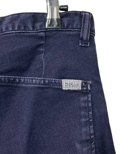 Ba&sh  Womens Cmarc High-Rise Pants Straight Leg Button Fly Mid Rise Size 25