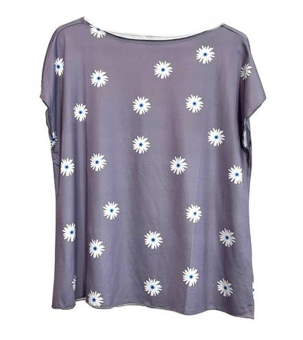 Daisy Gray  print floral top size medium