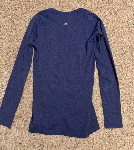 Lululemon Swiftly Tech Long Sleeve Blue