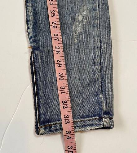 One Teaspoon  Trashed Freebirds Distressed Skinny Jeans Size 24