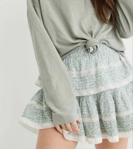 Aerie Lace Mini Skirt