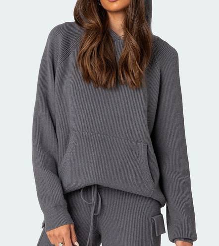 Edikted Wynter Oversized Knit Hoodie