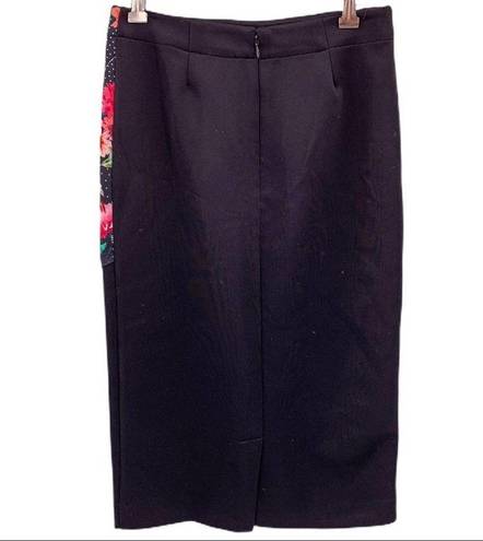 Nicole Miller  fitted print skirt size 2 NWT