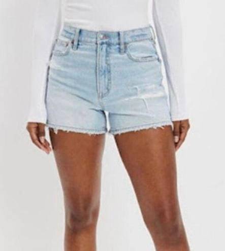 American Eagle  high rise shortie cutoff jean short 10