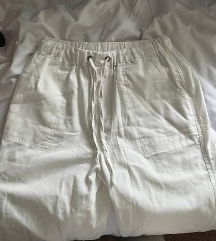 White Linen Pants