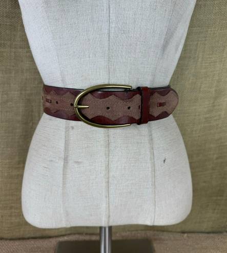 Olga Santini Women’s Designer  Western Style Leather Belt Small 26-30 Inch