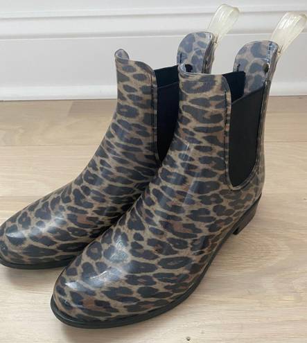 Sam Edelman Leopard Chelsea Boots