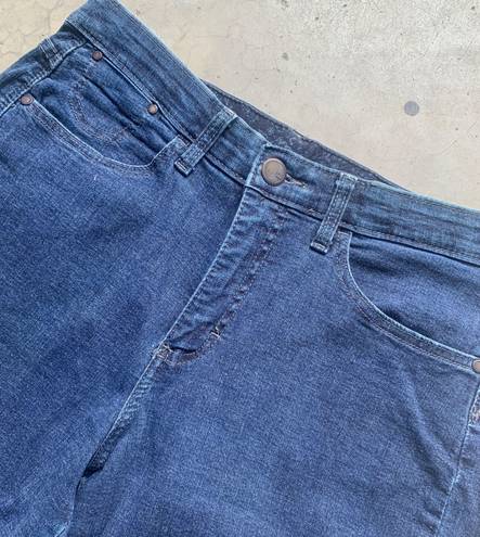 Lee Comfort Waistband Blue Denim Bootcut Stretchy Curvy Fit Jeans Size 10