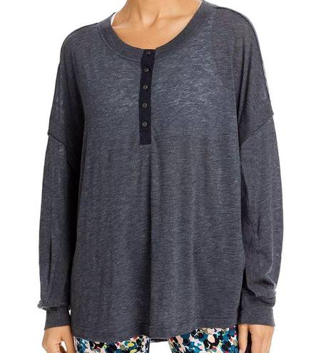 Free People Movement FP Movement Gray One Up Long-Sleeve Top Size S