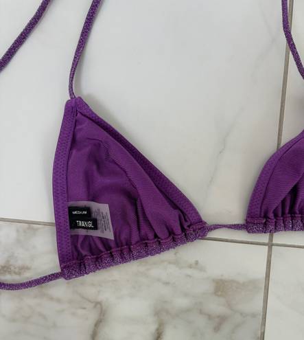 Triangl Swimwear Purple Vinca Sparkle Bikini
