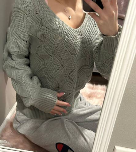 moon&madison Mint green knit sweater