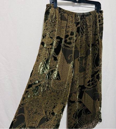 Krass&co J. Peterman  “Clare's Velvet” Wide Leg Pants