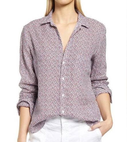 Blossom Frank & Eileen the Eileen shirt linen button down in cherry  large