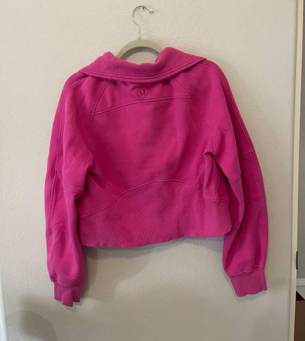 Lululemon SONIC PINK  Scuba Half Zip