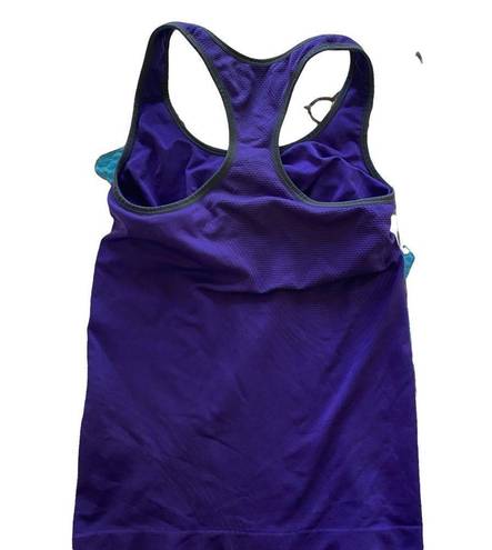 New Balance  Medium Purple Bluish Black razor back compression athletic tank