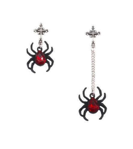 (FREE W ANY PURCHASE) NWT Asymmetrical Spider Earrings ** Multiple Quantity