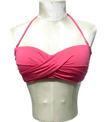 Mossimo Supply Co Watermelon Pink Twist Bikini Top