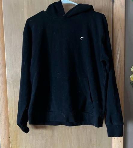 Zyia  Active Pullover Hoodie Sweatshirt Medium Black, Soft Cotton Blend-Pocket