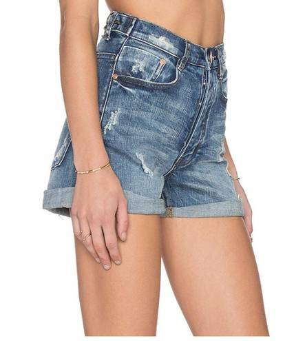 One Teaspoon  Harlets High Rise Twisted Jeans Blue