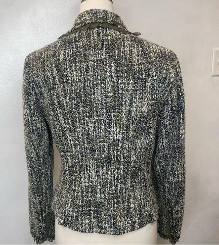 ABS Allen Schwartz Allen Schwartz Green Black Tweed Blazer Size 10 - $25 -  From Shoshannah