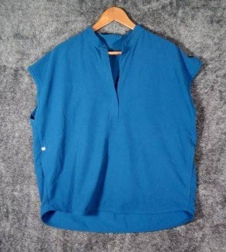 FIGS  Rafaela oversized scrub top color royal blue size large