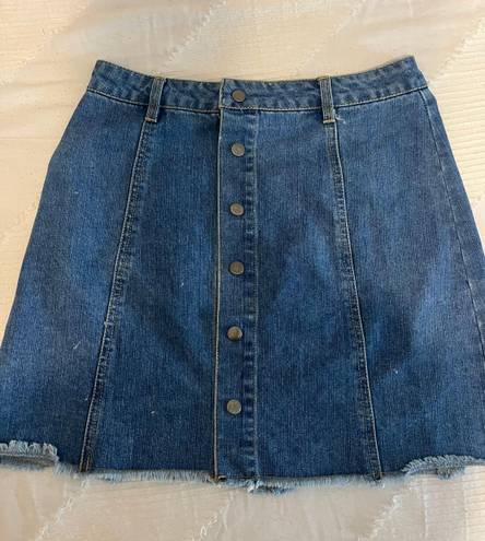 Harper Denim Wrap Skirt