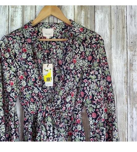 Cinq à Sept NWT Cinq a Sept Quin Floral Tie Midi Dress 