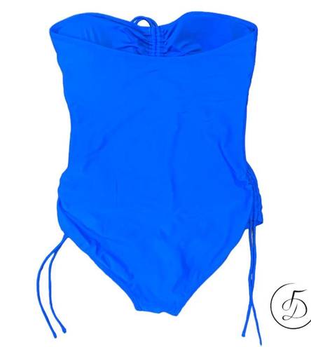 Juicy Couture Pre Loved  Bandeau Maillot
Swimsuit Lagoon Blue Size