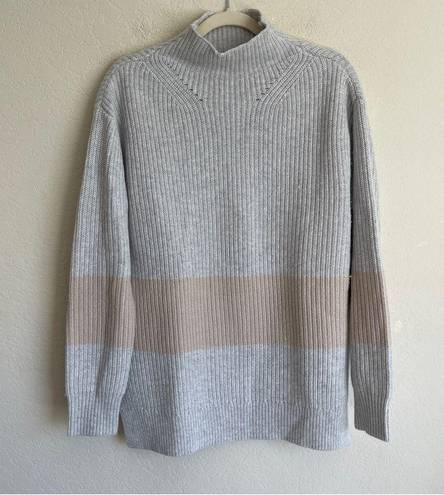 Tuckernuck  Broadway Stripe Heather Sweater Gray Tan