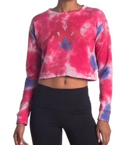 Kappa  Authentic Galz Cropped Tie Dye Sweatshirt