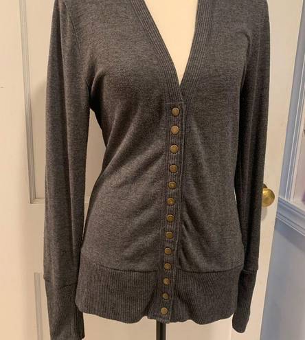 Zenana Outfitters  | Gray multi button cardigan