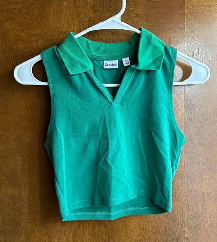 Aritzia Sunday Best Green Tank Top