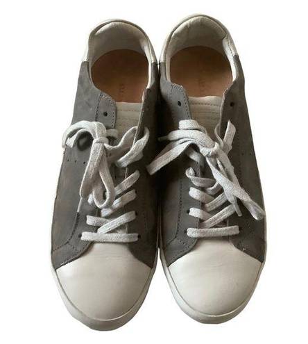 All Saint safia grey suede lace up sneakers size 7 women’s tennis casual shoes