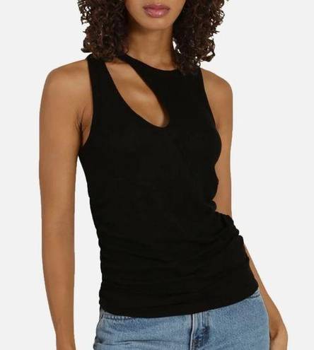 n:philanthropy NWT  Marlin Ruched Cut Out Ribbed Tank