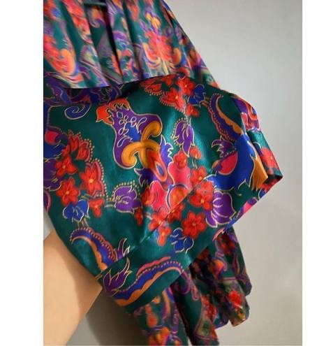 Victoria's Secret Victoria Secret Vintage Gold Label Paisley/Floral Multicolor Robe S