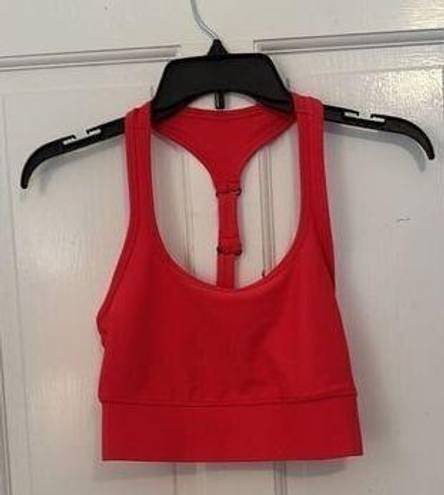 Natori Josie  pink/red Sports Bra NWT size XS