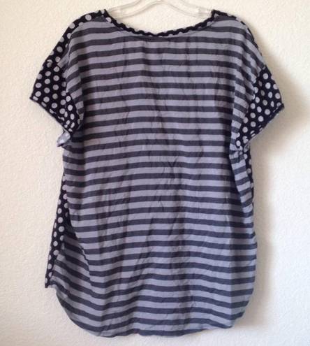 Jasmine & Ginger Ladies'  Dots & Stripes Top 1x