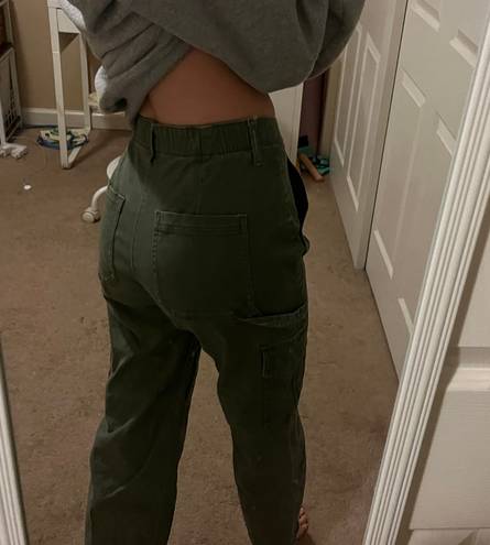 Hollister olive green cargo pants