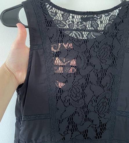 American Eagle Black Lace Mini Dress