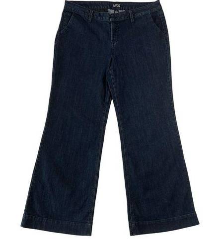 Apt. 9  Women's 14 Dark Wash Wide Leg Jeans