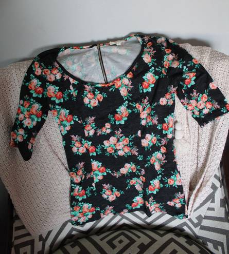 Kirra Black Floral Top