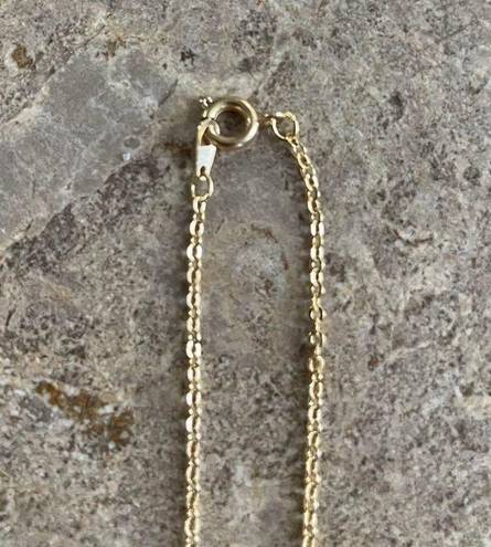 Disney  Gold Tone Enamel Cat Pendant Chain Necklace