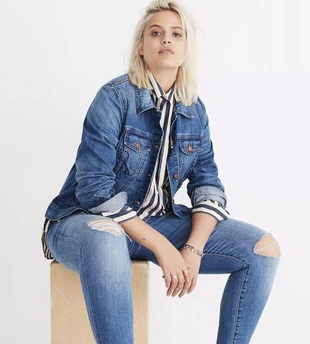 Madewell NEW  The Jean Jacket in Pinter Wash, 2X