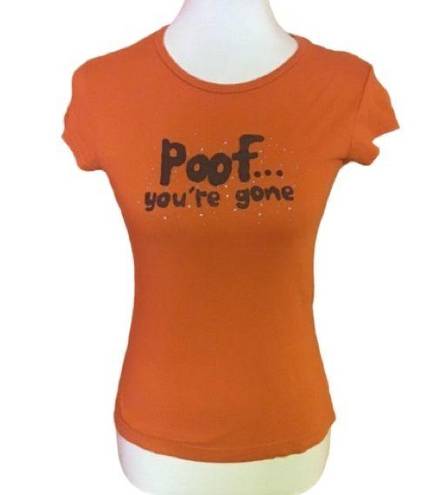 Poof Vintage Y2K witch  your gone baby T