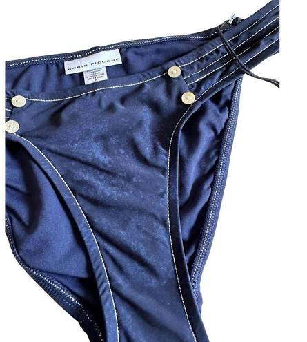 Robin Piccone  Valeria indigo low rise bikini bottoms size Small NEW