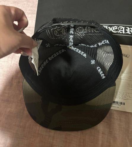 Chrome Hearts 3 Cross Hollywood Camo Trucker Hat 100% authentic   Trucker Hat "Camo”