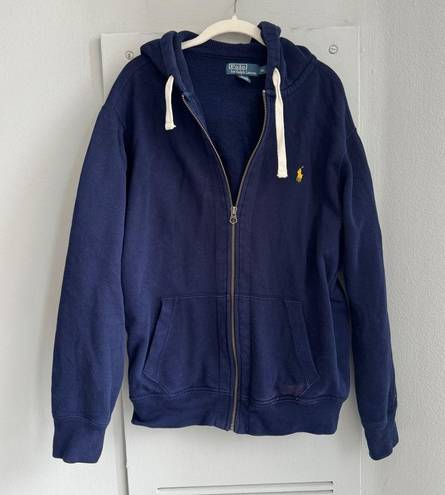 Polo  RALPH LAUREN Navy Zip Up Hoodie XL