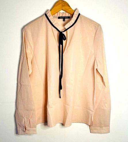 Sweet Rain | soft pink long sleeve coquette blouse